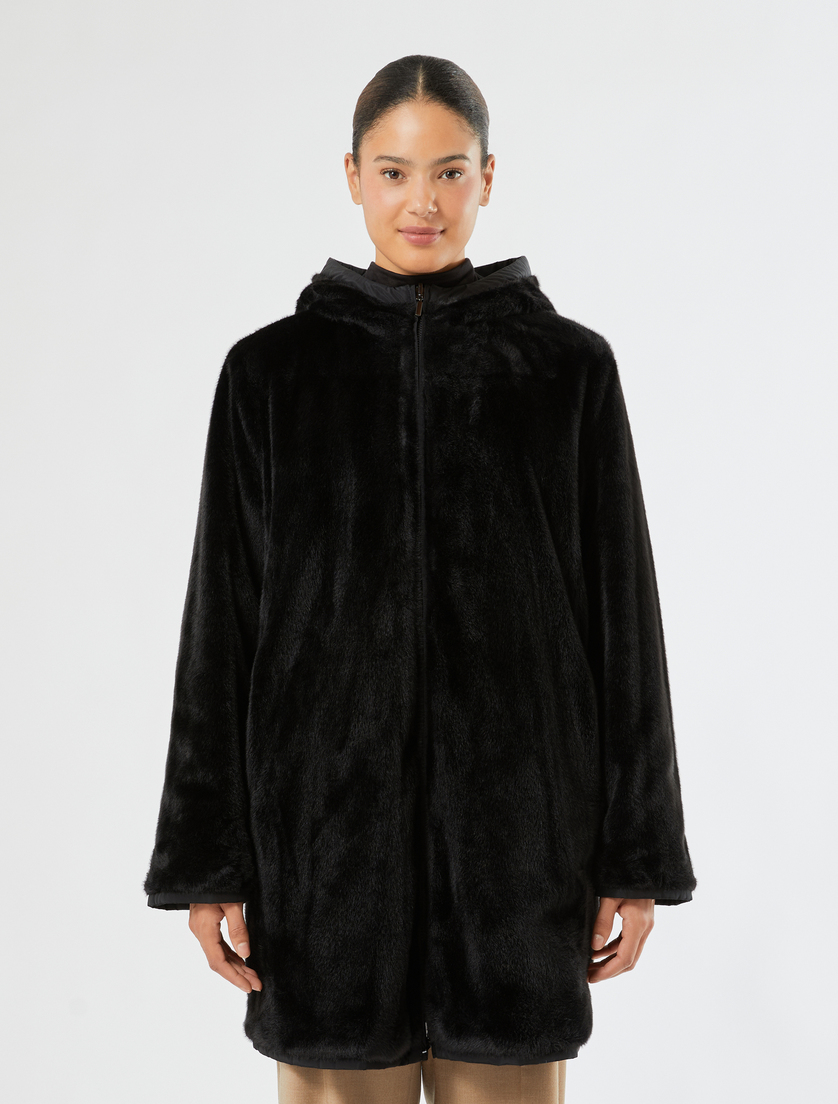 Reversible padded jacket - BLACK - Marina Rinaldi - 5