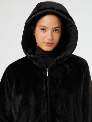 Reversible padded jacket - BLACK - Marina Rinaldi - 6