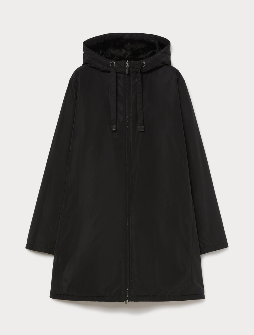 Reversible padded jacket - BLACK - Marina Rinaldi