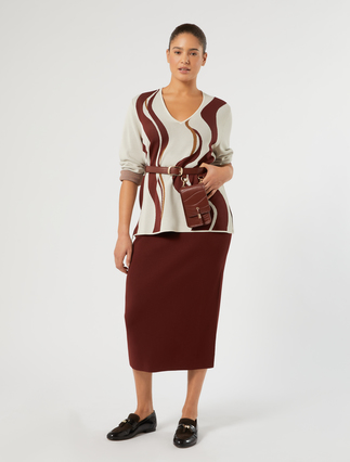 Leather and suede moccasins - COFFEE - Marina Rinaldi - 5