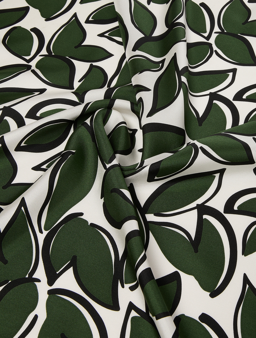 Foulard in twill di seta - VERDE - Marina Rinaldi - 2