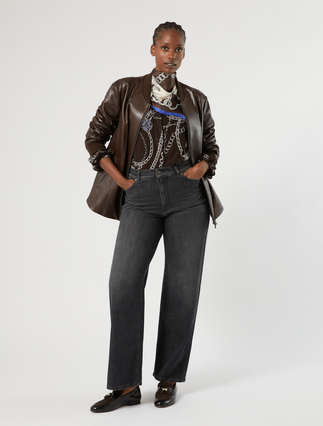 Silk twill scarf - BISCUIT - Marina Rinaldi - 5