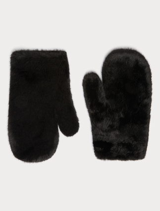 Moffole in texture soffice - NERO