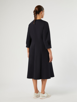 Scuba jersey dress - MIDNIGHTBLUE - Marina Rinaldi - 4