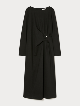 Pleated jersey dress - Marina Rinaldi