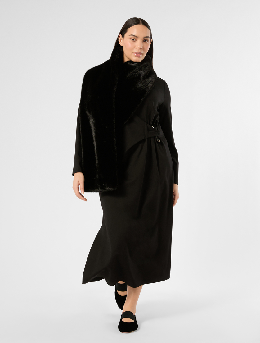 Pleated jersey dress - Marina Rinaldi