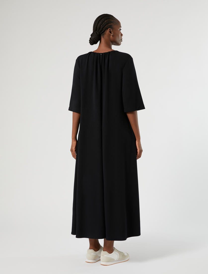 Robe en jersey double - NOIR - Marina Rinaldi - 4