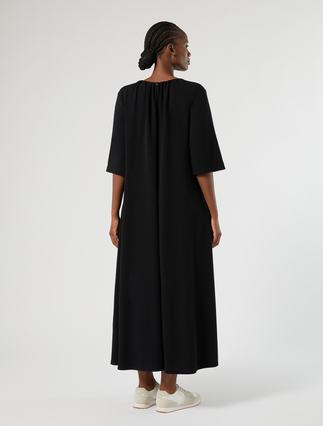 Robe en jersey double - NOIR - Marina Rinaldi - 4