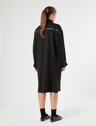 Jersey shirt dress - CZARNY - Marina Rinaldi - 4