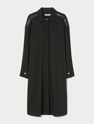 Jersey shirt dress - CZARNY - Marina Rinaldi - 1
