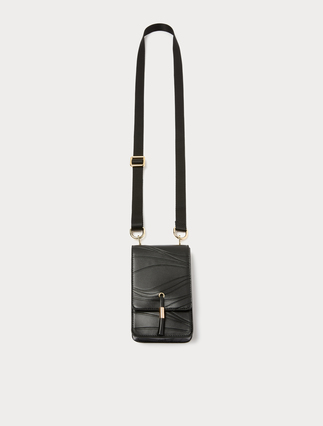 Phone case with wavy motif - BLACK - Marina Rinaldi - 2