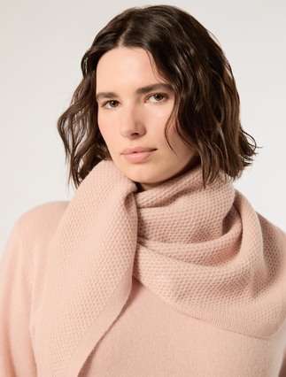 Pure cashmere scarf - PINK - Marina Rinaldi - 3