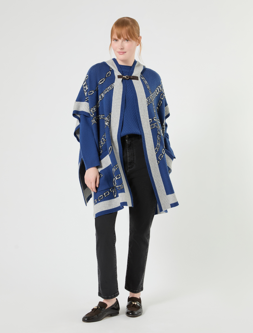 Poncho de lana y cachemira - Marina Rinaldi