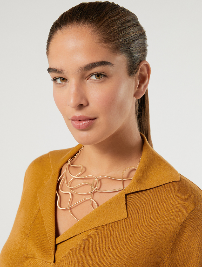 Metal choker - GOLD - Marina Rinaldi - 3