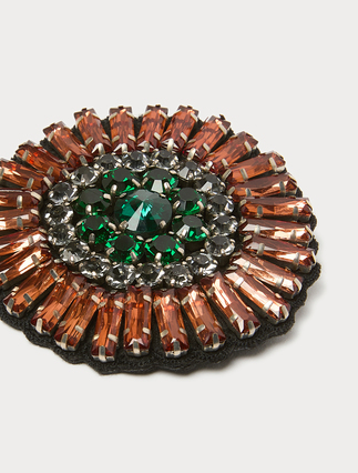 Rhinestone brooch - Marina Rinaldi