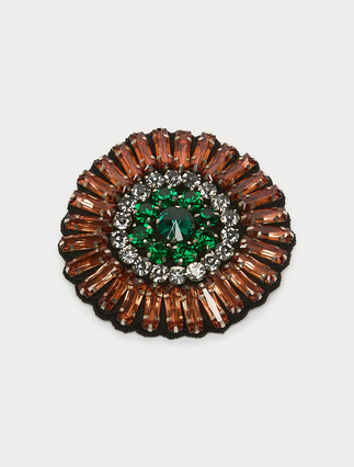 Rhinestone brooch - Marina Rinaldi
