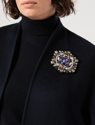 Rhinestone brooch - AVIO - Marina Rinaldi - 4