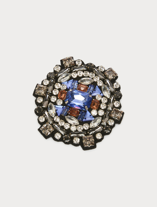 Rhinestone brooch - Marina Rinaldi