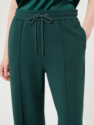 Pantalon de jogging en jersey - VERT FONCE' - Marina Rinaldi - 5