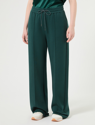 Pantalon de jogging en jersey - VERT FONCE'