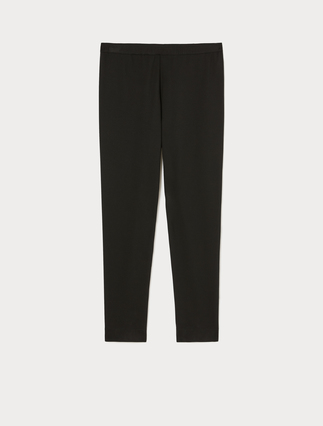 Jersey leggings - CZARNY - Marina Rinaldi - 1