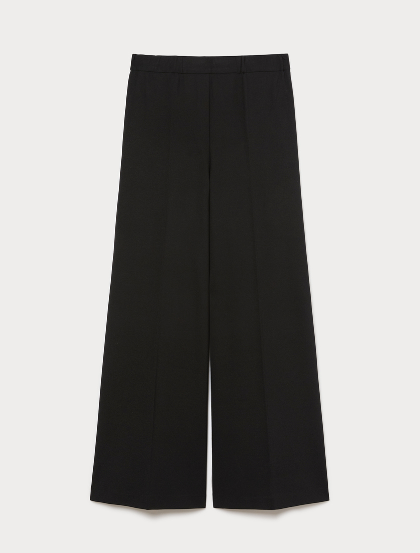 Jersey trousers - SCHWARZ - Marina Rinaldi