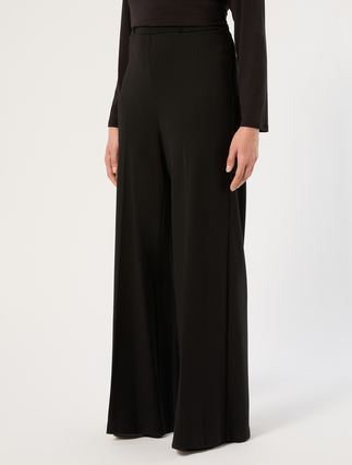 Jersey trousers - SCHWARZ - Marina Rinaldi - 3