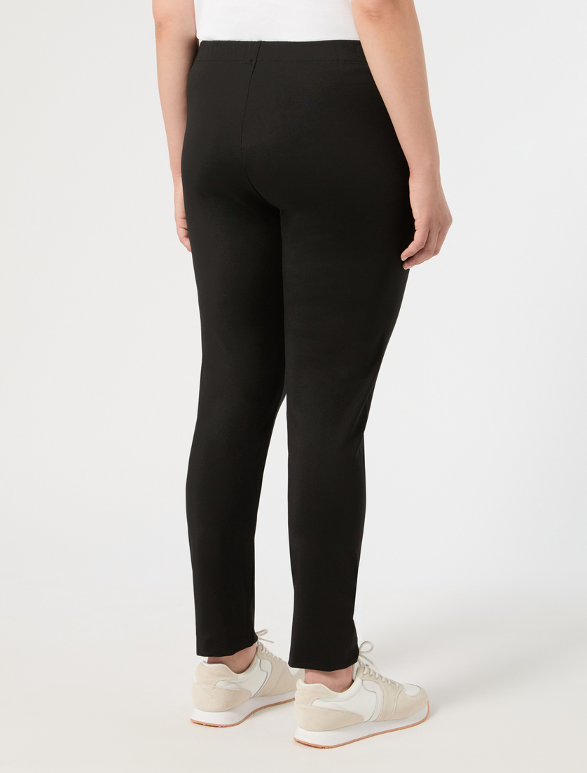 Leggings aus technischem Jersey - SCHWARZ - Marina Rinaldi - 4