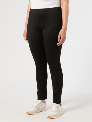 Leggings aus technischem Jersey - SCHWARZ - Marina Rinaldi - 3