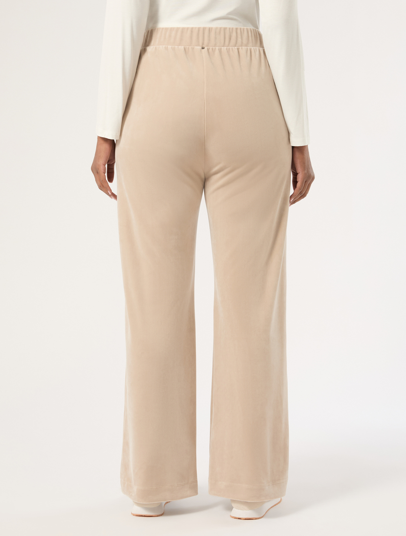 Pantalon large en chenille - GRIS TOURTERELLE - Marina Rinaldi - 4