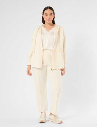 Scuba jogging trousers - WHITE - Marina Rinaldi - 2