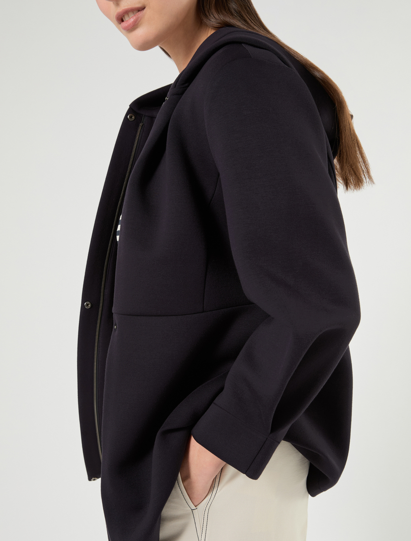 Scuba jersey jacket - MIDNIGHTBLUE - Marina Rinaldi - 5