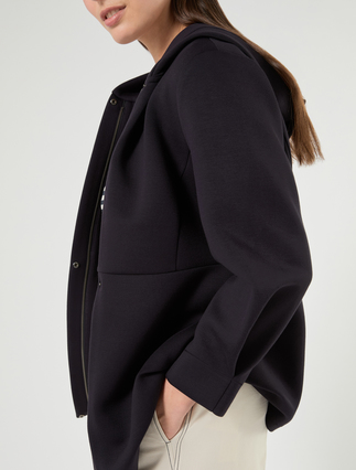 Scuba jersey jacket - MIDNIGHTBLUE - Marina Rinaldi - 5