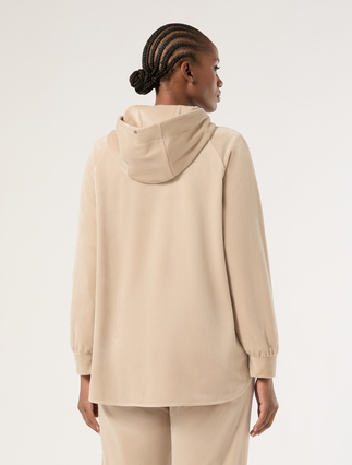 Chenille jersey sweatshirt - TURTLEDOVE - Marina Rinaldi - 4