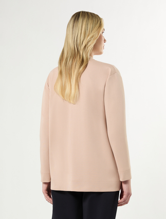 Double jersey jacket - ANTIQUE ROSE - Marina Rinaldi - 4