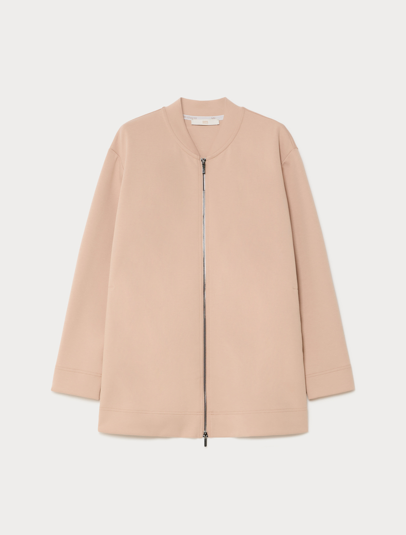 Double jersey jacket - ANTIQUE ROSE - Marina Rinaldi