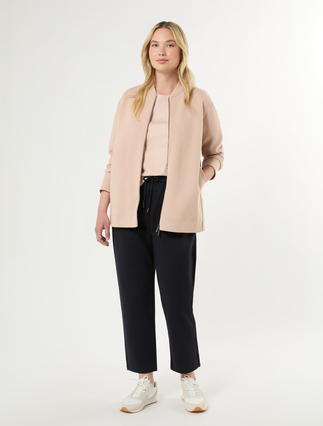 Double jersey jacket - ANTIQUE ROSE - Marina Rinaldi - 2