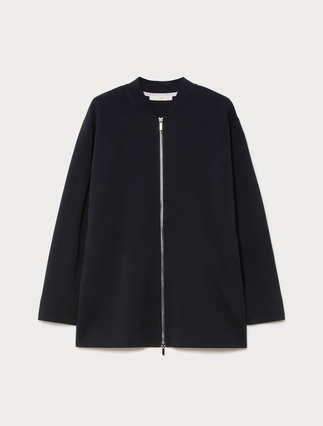 Double jersey jacket - MIDNIGHTBLUE - Marina Rinaldi - 1