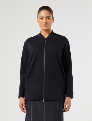 Double jersey jacket - MIDNIGHTBLUE