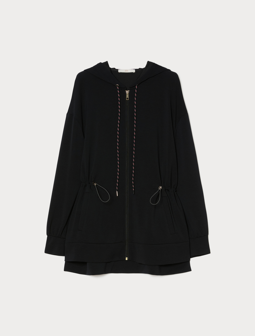 Jersey jacket - BLACK - Marina Rinaldi