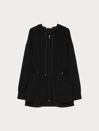 Jersey jacket - BLACK - Marina Rinaldi - 1
