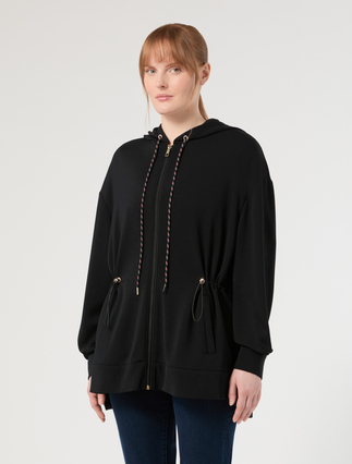 Jersey jacket - BLACK
