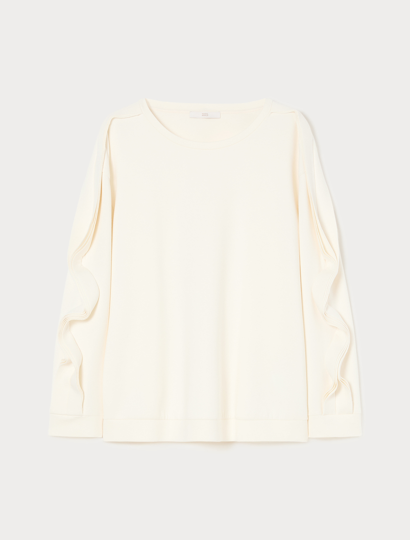 Scuba sweatshirt - WHITE - Marina Rinaldi
