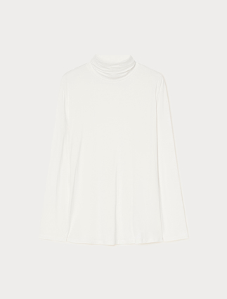 Viscose jersey T-shirt - KOŚĆ SŁONIOWA - Marina Rinaldi - 1