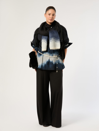 Viscose jersey T-shirt - CZARNY - Marina Rinaldi - 2