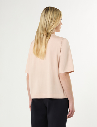 Cotton jersey T-shirt - ANTIQUE ROSE - Marina Rinaldi - 4