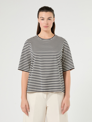Cotton jersey T-shirt - IVORY