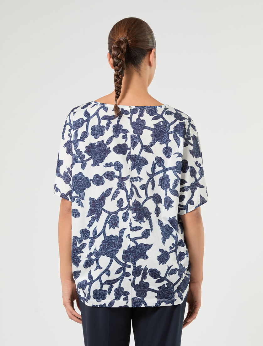 Cotton jersey T-shirt - WHITE - Marina Rinaldi - 4