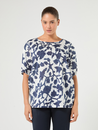 Cotton jersey T-shirt - WHITE - Marina Rinaldi - 3
