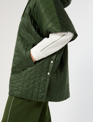 Padded cape - DARK GREEN - Marina Rinaldi - 2